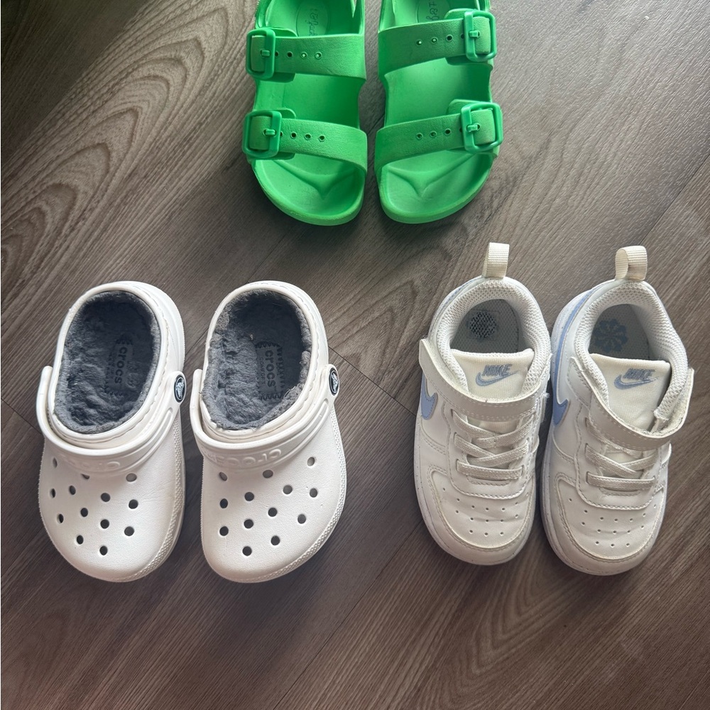 Nike + Crocs + Cat & Jack shoe bundle